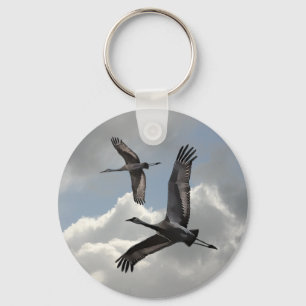 SANDHILL CRANES KEY RING