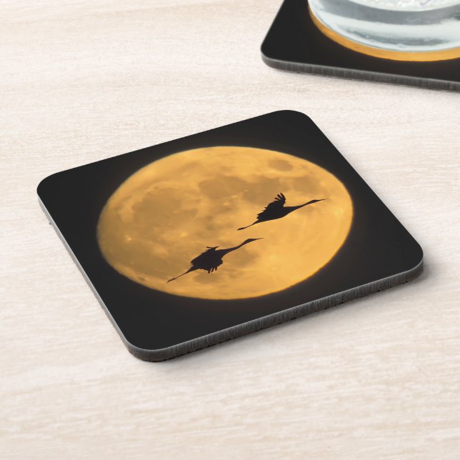 Sandhill Cranes | National Wildlife Reserve Coaster (Left Side)