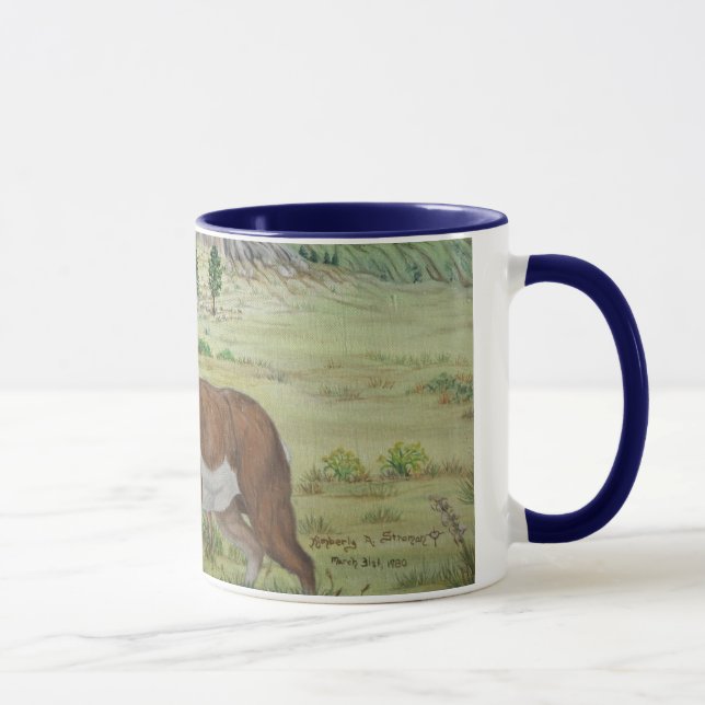 Sandhills Pronghorn Antelope Wildlife Art Mug (Right)