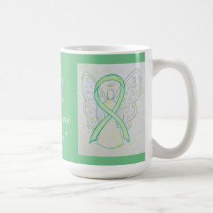 Sandhoff Disease Awareness Ribbon Angel Custom Mug
