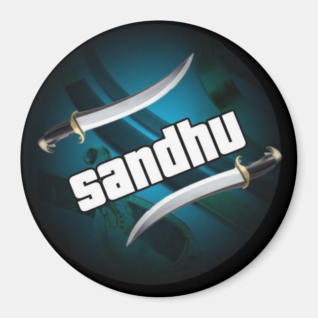 Sandhu Magnet - English (Front)