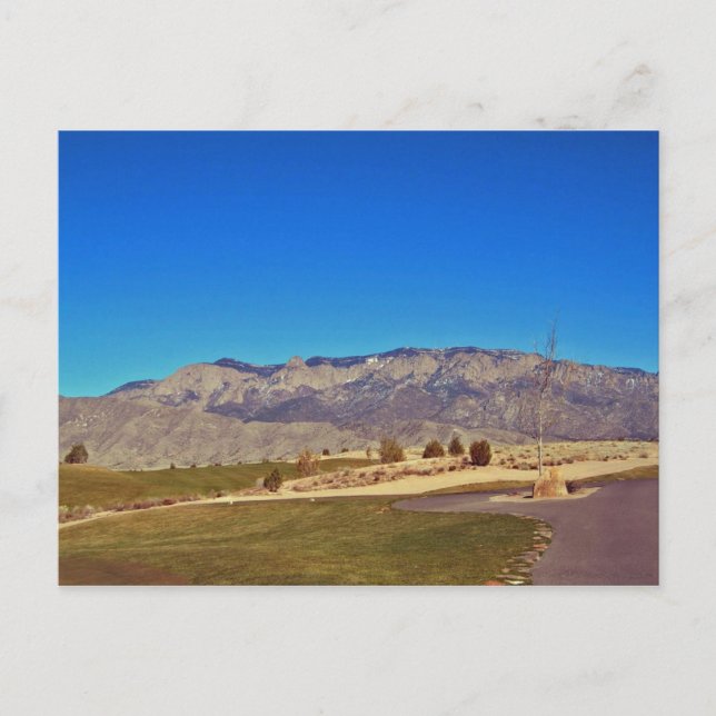 Sandia Mountain, Albuquerque New Mexico Postcard (Front)
