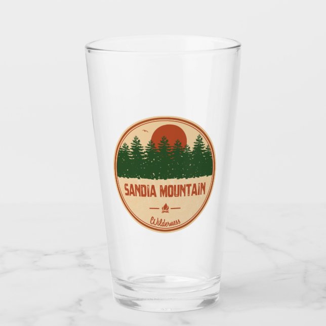 Sandia Mountain Wilderness - New Mexico Glass (Front)