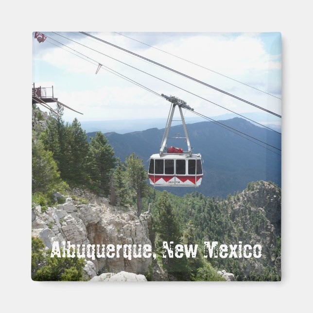 Sandia Peak, Albuquerque, New Mexico Magnet (Front)