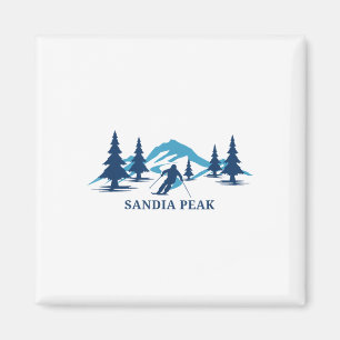 Sandia Peak New Mexico Ski Resort Skiing Skier _1 Magnet