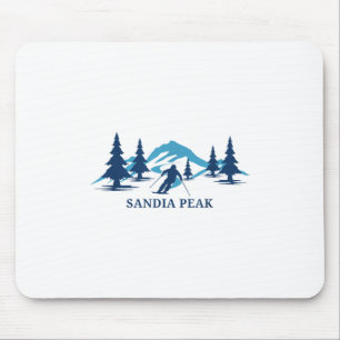 Sandia Peak New Mexico Ski Resort Skiing Skier _1 Mouse Mat