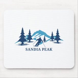 Sandia Peak New Mexico Ski Resort Skiing Skier  Mouse Mat