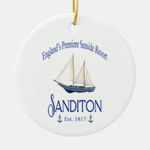 Sanditon Seaside Resort Ceramic Ornament