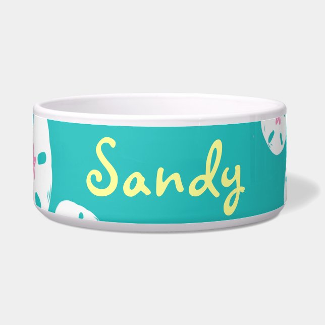Sandollar Dog Dish (Front)