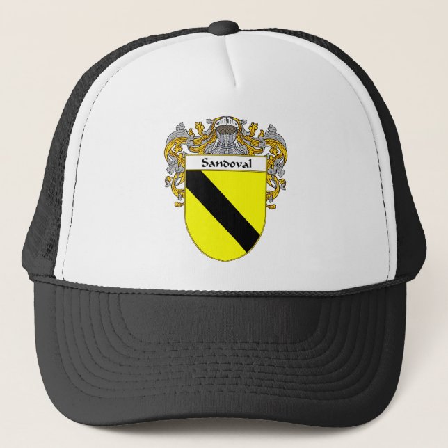 Sandoval Coat of Arms (Mantled) Trucker Hat (Front)