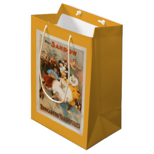 Sandow Trocadero Vaudevilles Carnival Theme Medium Gift Bag