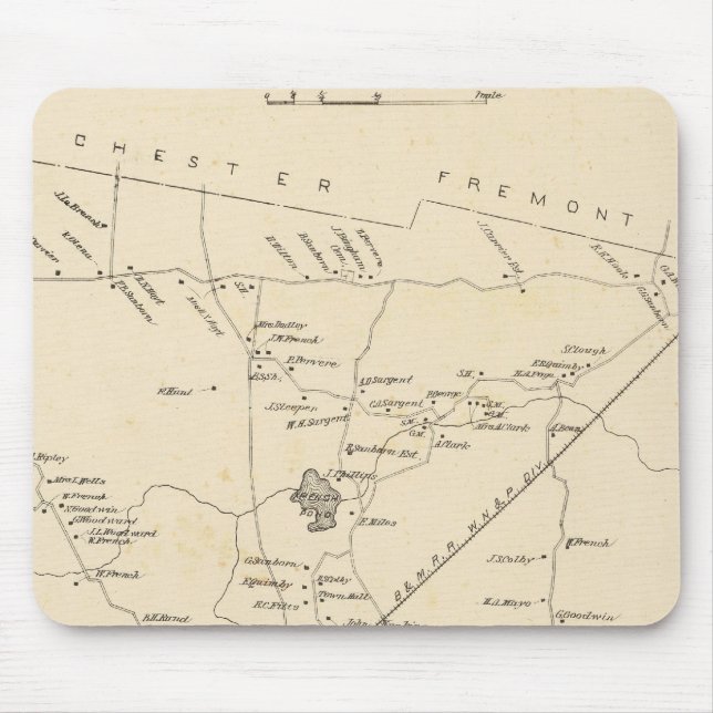 Sandown, Rockingham Co Mouse Mat (Front)