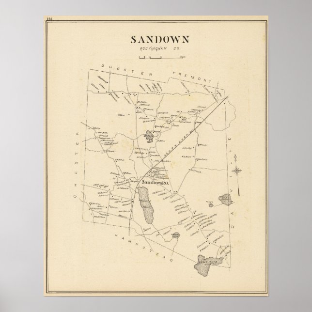 Sandown, Rockingham Co Poster (Front)