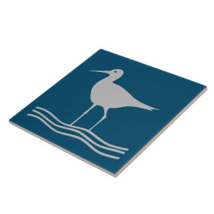 Sandpiper Bird Digital Tile