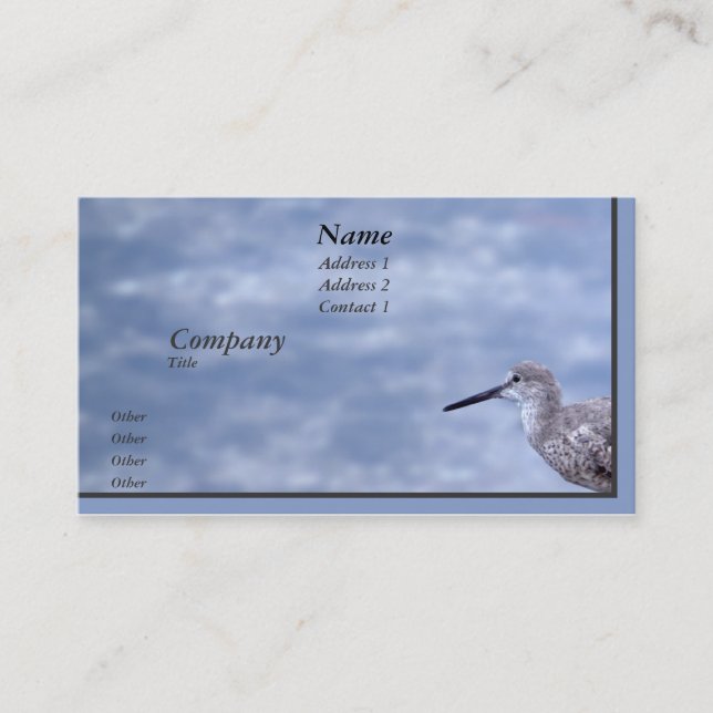 Sandpiper Business Card (Front)