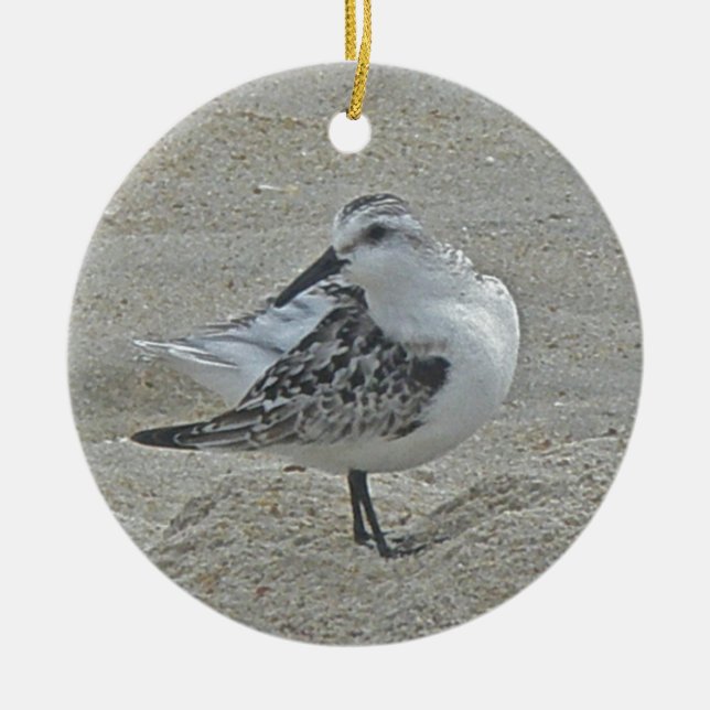 Sandpiper Christmas Ornament (Front)