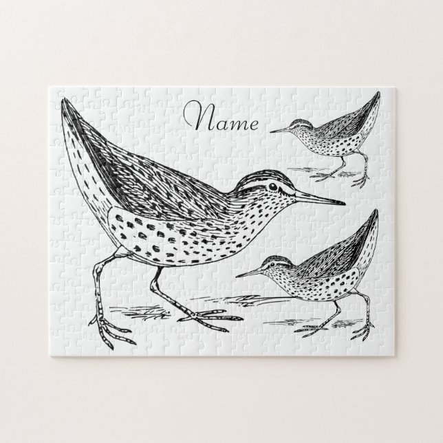 Sandpiper Shorebird Thunder_Cove Jigsaw Puzzle (Horizontal)