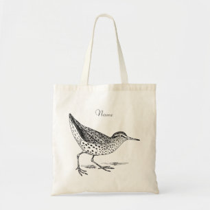 Sandpiper Shorebird Thunder_Cove  Tote Bag
