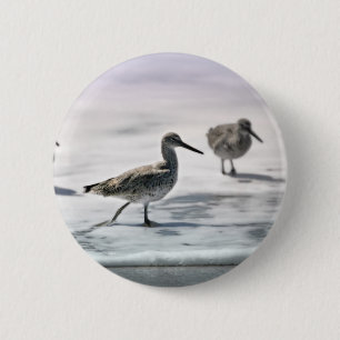 Sandpipers 6 Cm Round Badge