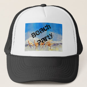 Sandpipers, Beach Trucker Hat