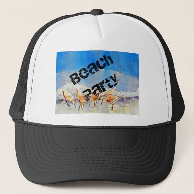 Sandpipers, Beach Trucker Hat (Front)