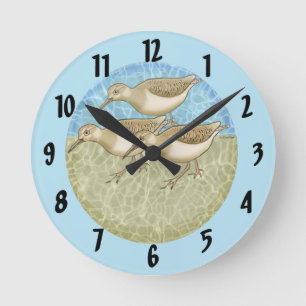 Sandpipers  clock