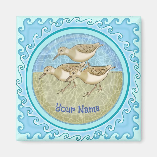 Sandpipers  magnet (Front)