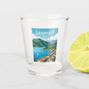 Sandpoint Idaho Shot Glass