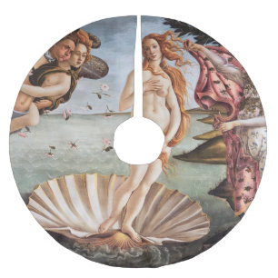Sandro Botticelli - Birth of Venus Brushed Polyester Tree Skirt