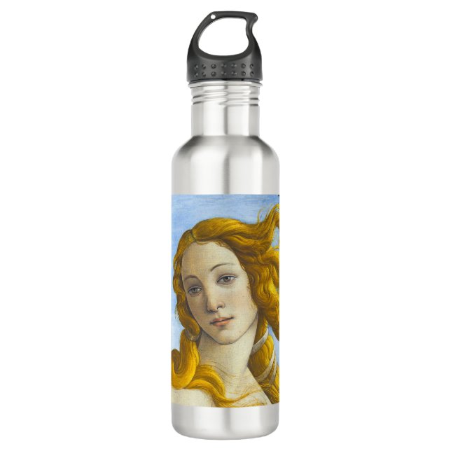 Sandro Botticelli - Birth of Venus Close-up 710 Ml Water Bottle (Front)