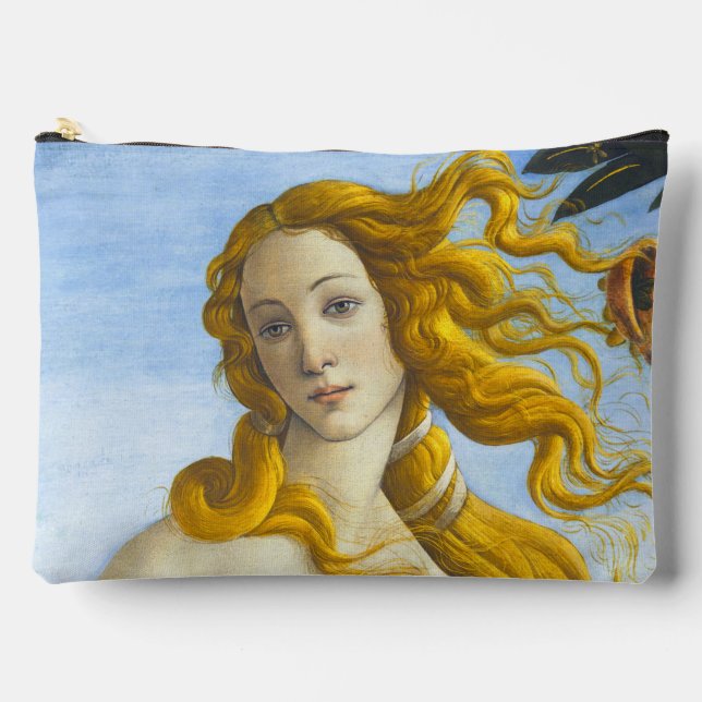 Sandro Botticelli - Birth of Venus Close-up Accessory Pouch (Front)
