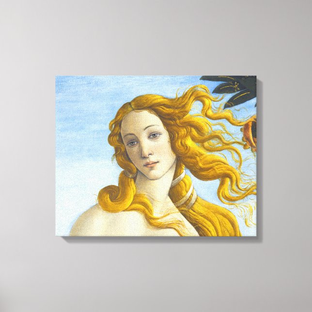 Sandro Botticelli - Birth of Venus Close-up Canvas Print (Front)