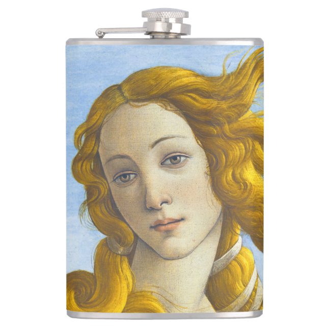 Sandro Botticelli - Birth of Venus Close-up Hip Flask (Front)