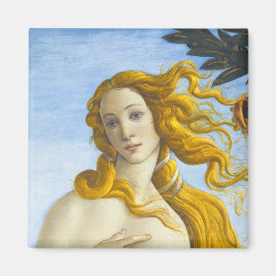 Sandro Botticelli - Birth of Venus Close-up Magnet