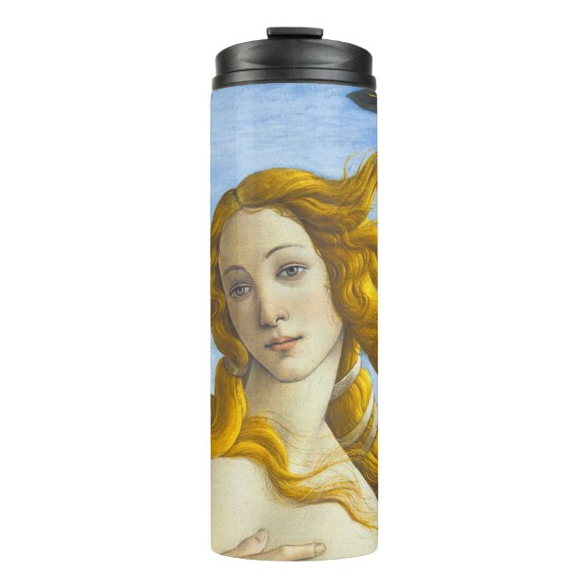Sandro Botticelli - Birth of Venus Close-up Thermal Tumbler (Front)