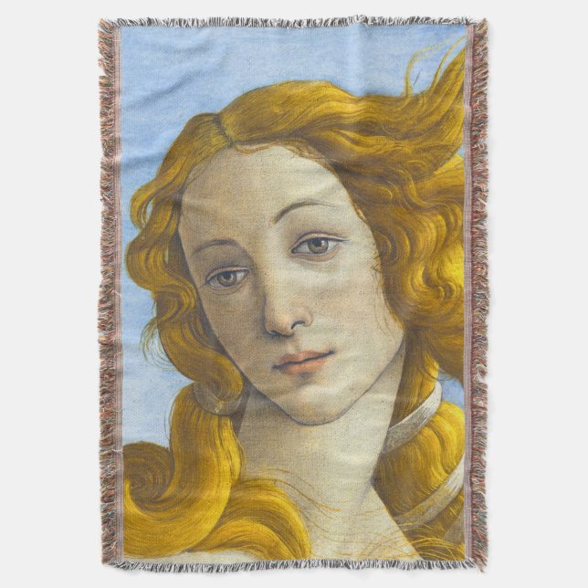 Sandro Botticelli - Birth of Venus Detail Baby Throw Blanket (Front Vertical)