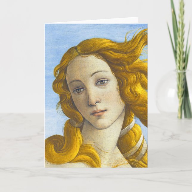 Sandro Botticelli - Birth of Venus Detail Card (Front)