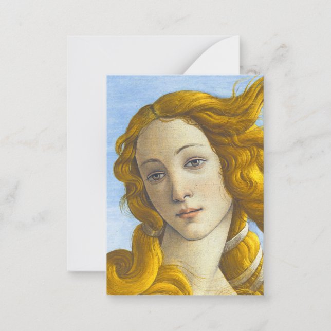 Sandro Botticelli - Birth of Venus Detail Card (Front)