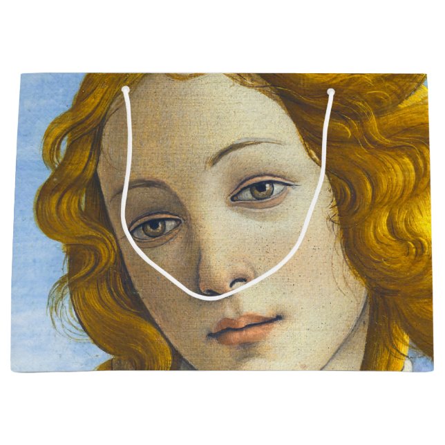 Sandro Botticelli - Birth of Venus Detail Large Gift Bag (Front)