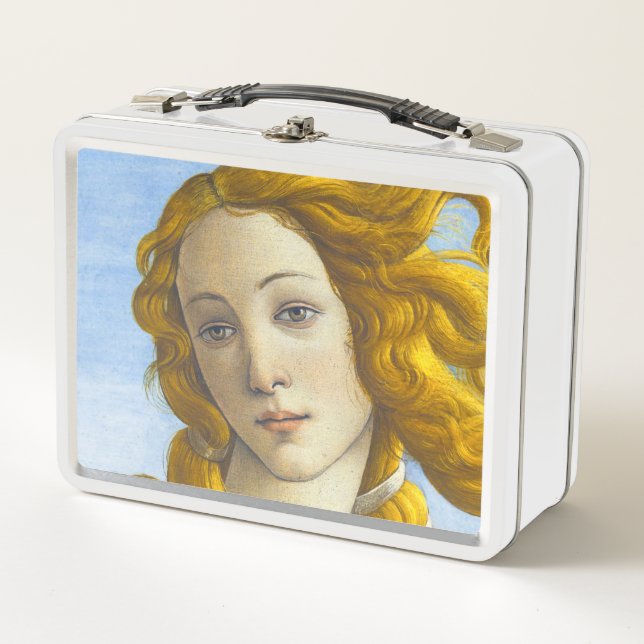 Sandro Botticelli - Birth of Venus Detail Metal Lunch Box (Front)
