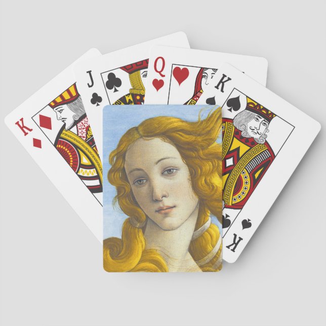 Sandro Botticelli - Birth of Venus Detail Playing Cards (Back)