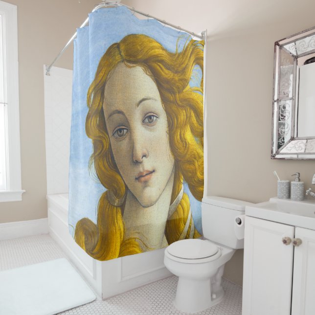 Sandro Botticelli - Birth of Venus Detail Shower Curtain (In Situ)