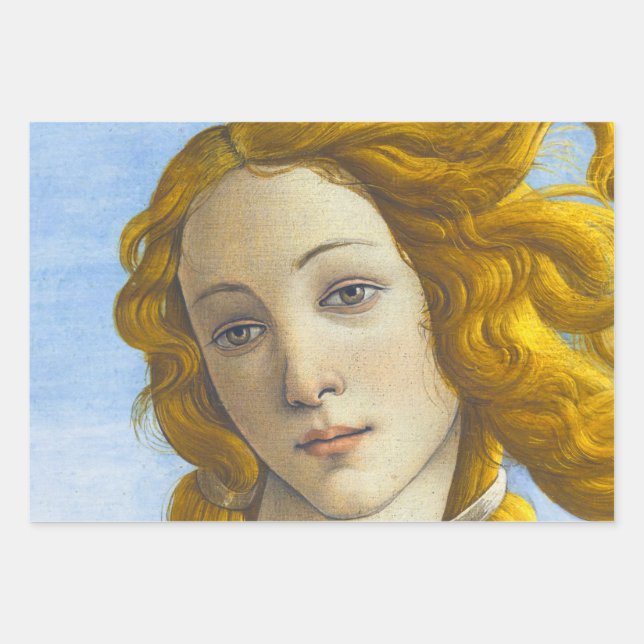 Sandro Botticelli - Birth of Venus Detail Wrapping Paper Sheet (Front)