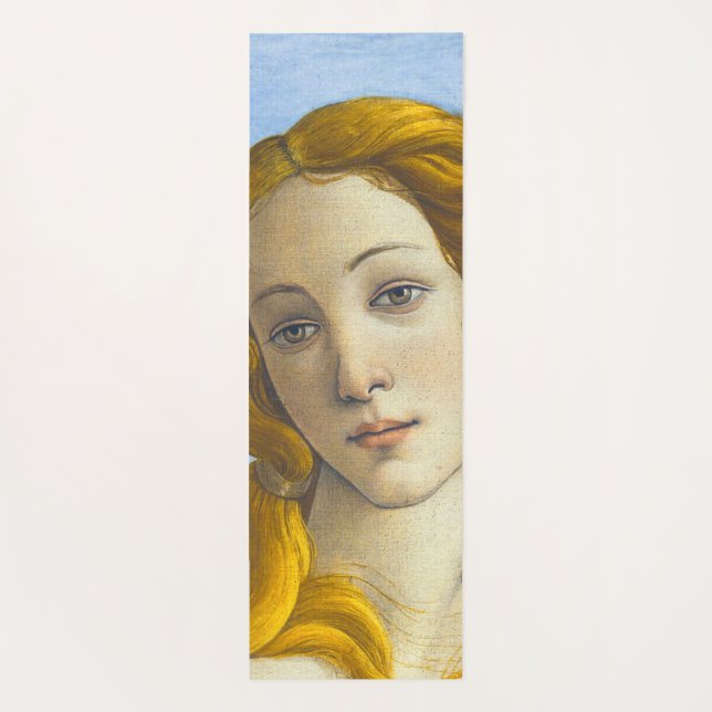 Sandro Botticelli - Birth of Venus Detail Yoga Mat (Back)