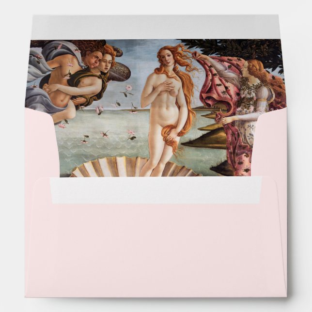 Sandro Botticelli - Birth of Venus Envelope (Back (Bottom))