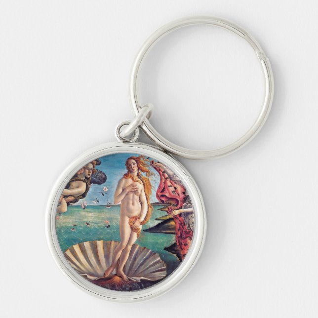 Sandro Botticelli - Birth of Venus - Fine Art Key Ring (Front)