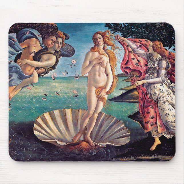 Sandro Botticelli - Birth of Venus - Fine Art Mouse Mat (Front)