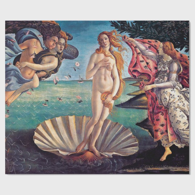 Sandro Botticelli - Birth of Venus - Fine Art Wrapping Paper (Flat)