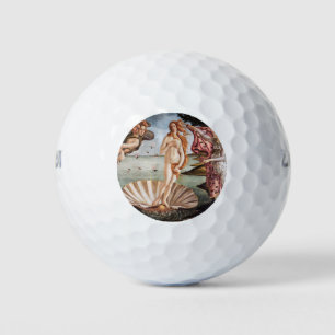 Sandro Botticelli - Birth of Venus Golf Balls