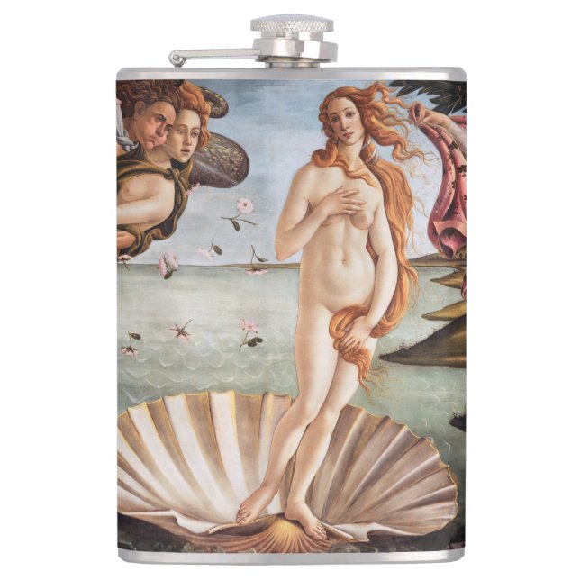 Sandro Botticelli - Birth of Venus Hip Flask (Front)